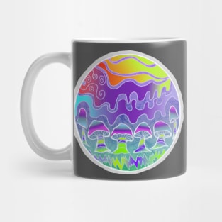 Shrooms in batik style Mug